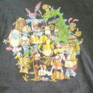 3XL Mens 1990's Nicktoons T-shirt-Fair Condition-No Tags
